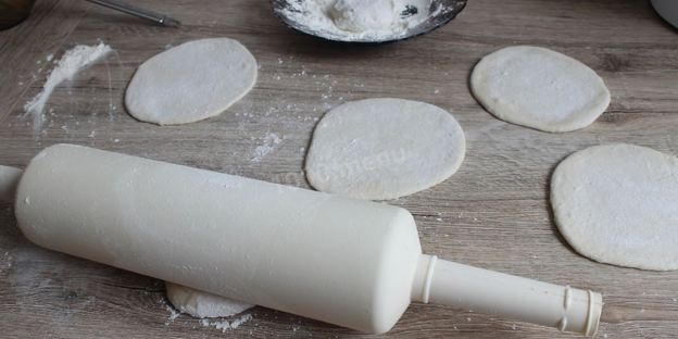 самса с картошкой и фаршем