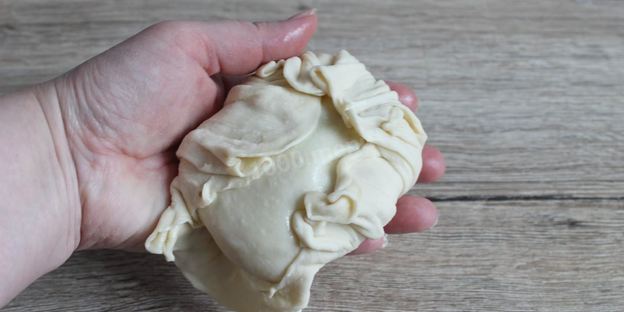 самса с картошкой и фаршем