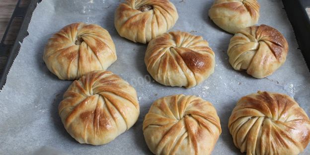 самса с картошкой и фаршем