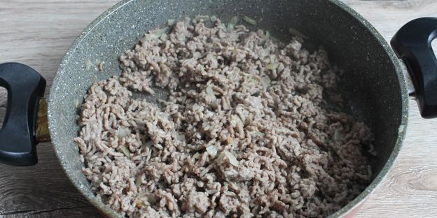 самса с картошкой и фаршем