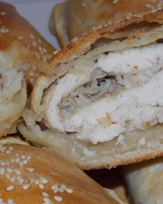 Самса с куриной грудкой