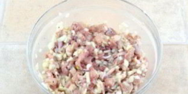 самса с куриным филе