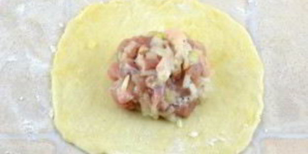 самса с куриным филе