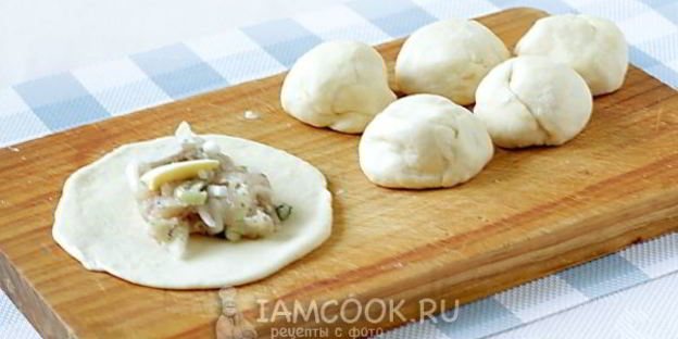 самса с курицей