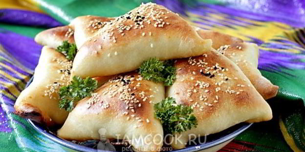 самса с курицей