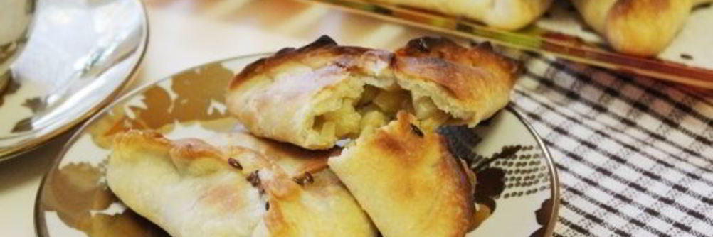 Самса с мясом и картошкой