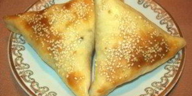 самса с мясом в духовке