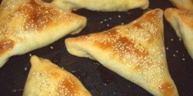 самса с мясом в духовке