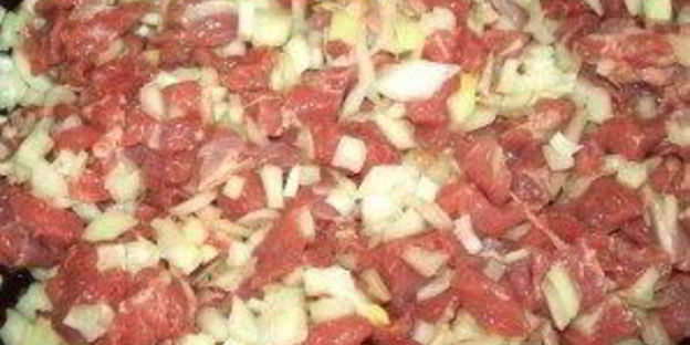 самса с мясом в духовке