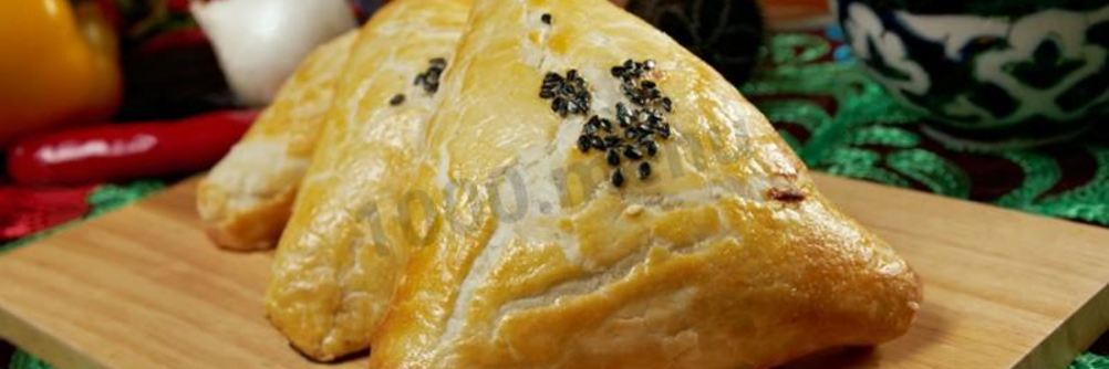 Самса с сыром на воде