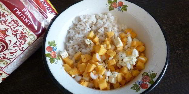 самса с тыквой и рисом