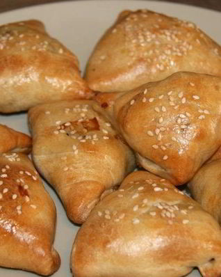 Самса узбекская слоеная с мясом
