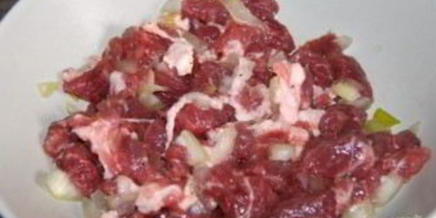 самса узбекская слоеная с мясом