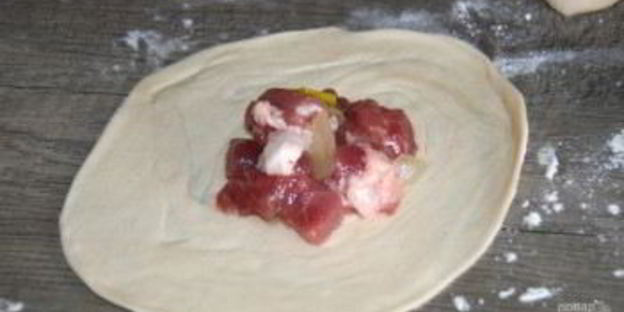 самса узбекская слоеная с мясом