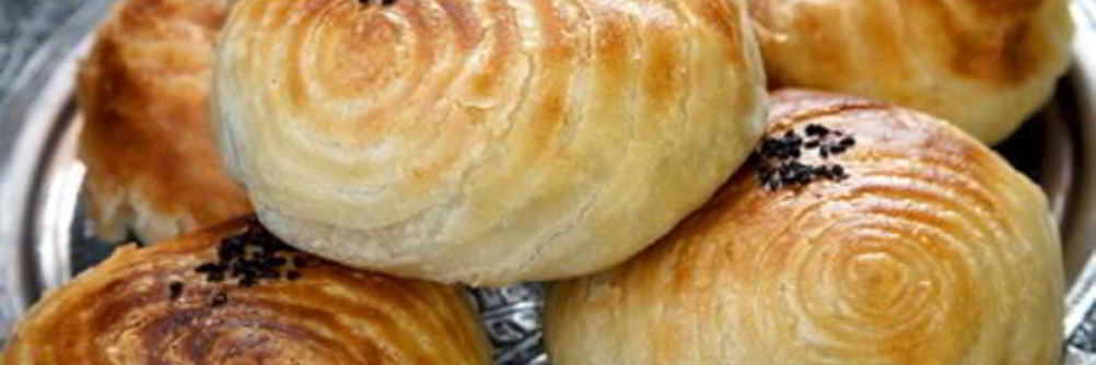 Слоеная самса с картошкой