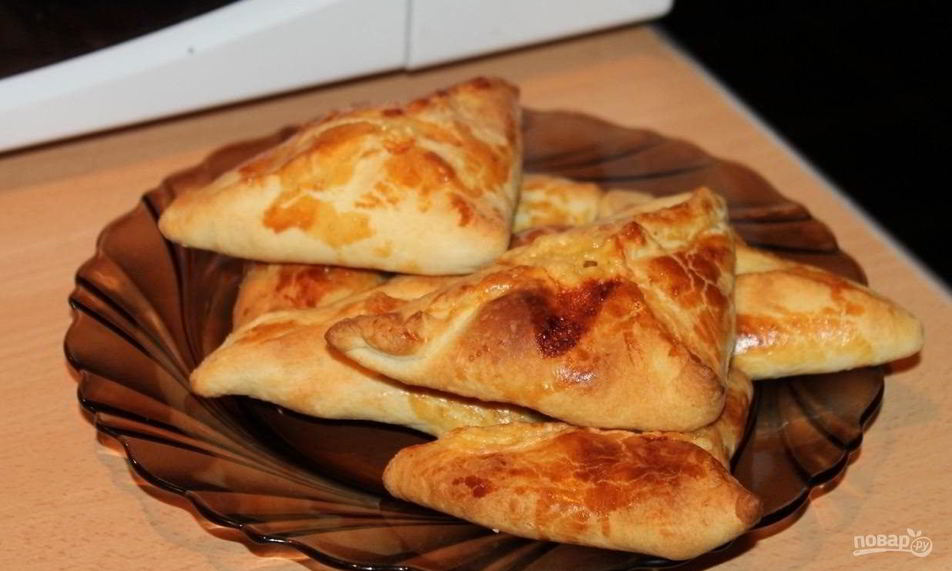 Рецепт слоеной самсы с сыром