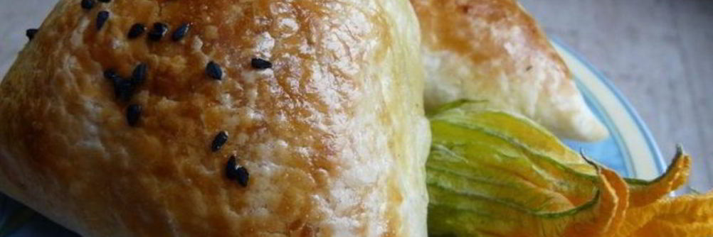 Слоеная самса с тыквой