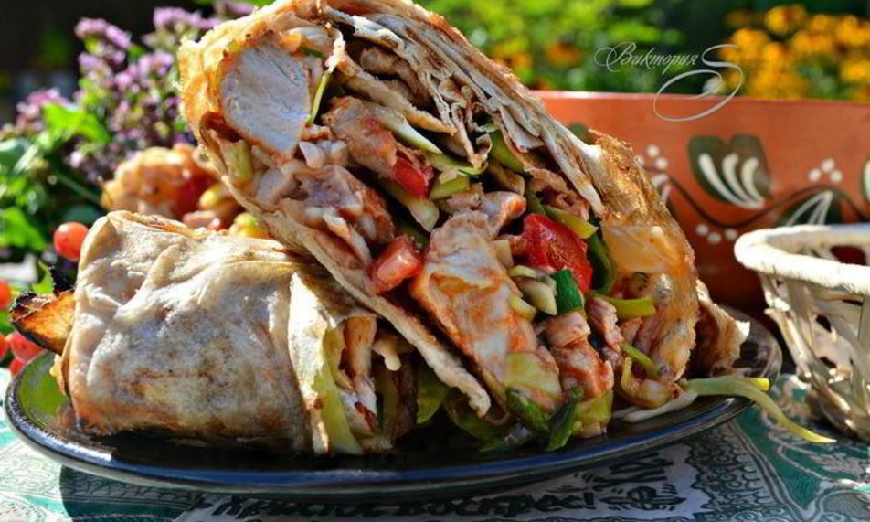 Рецепт дачной шаурмы на гриле