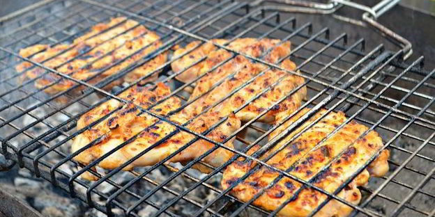 дачная шаурма на гриле