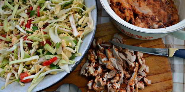 дачная шаурма на гриле