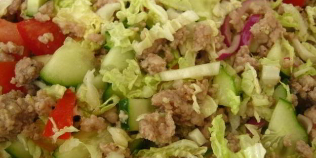 домашняя шаурма с фаршем