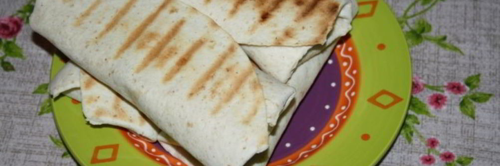 Домашняя шаурма с курицей