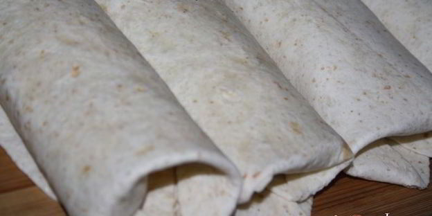 домашняя шаурма с курицей