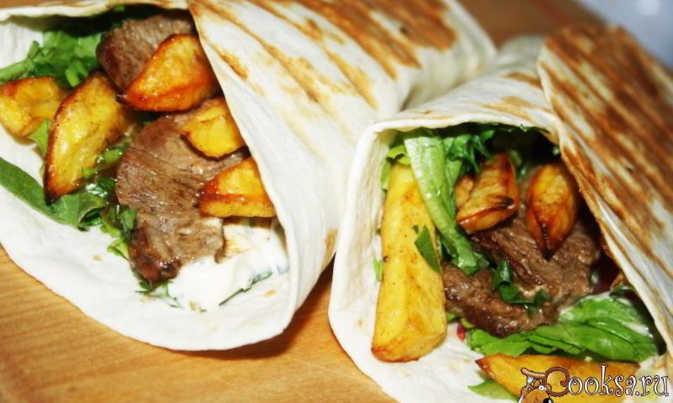 Рецепт домашней шаурмы с телятиного
