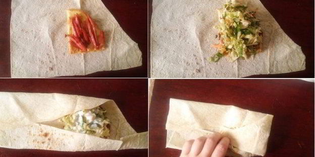 овощная шаурма