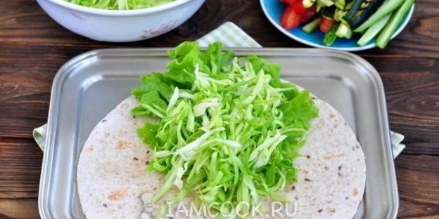 постная шаурма