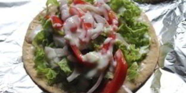 шаурма по-домашнему с курицей