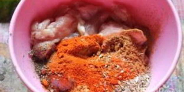 шаурма по-домашнему с курицей