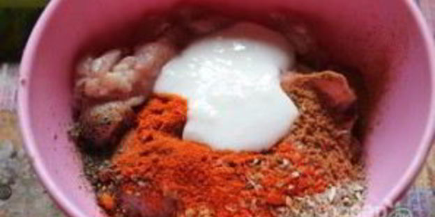 шаурма по-домашнему с курицей