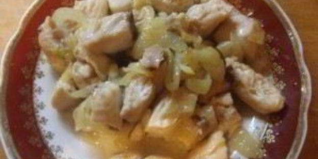 шаурма с грибами и курицей