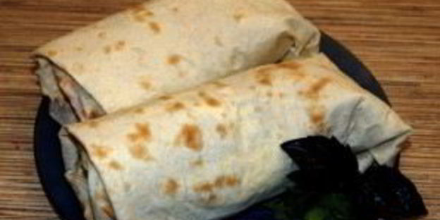 шаурма с грибами и курицей