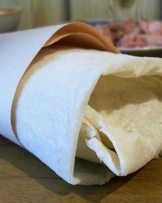 Шаурма с копченой курицей