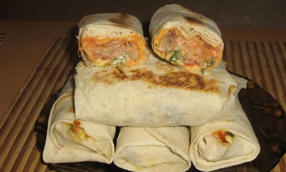 Рецепт шаурмы с крабовыми палочками