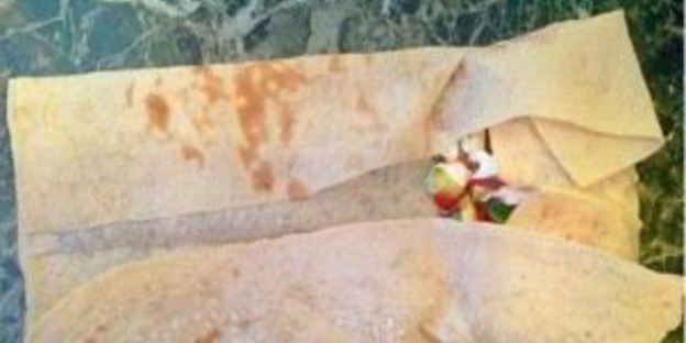 шаурма с крабовыми палочками