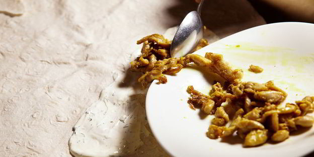 шаурма с курицей