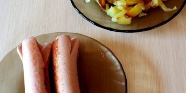 шаурма с сосиской