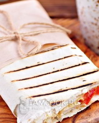 Шаурма с сыром