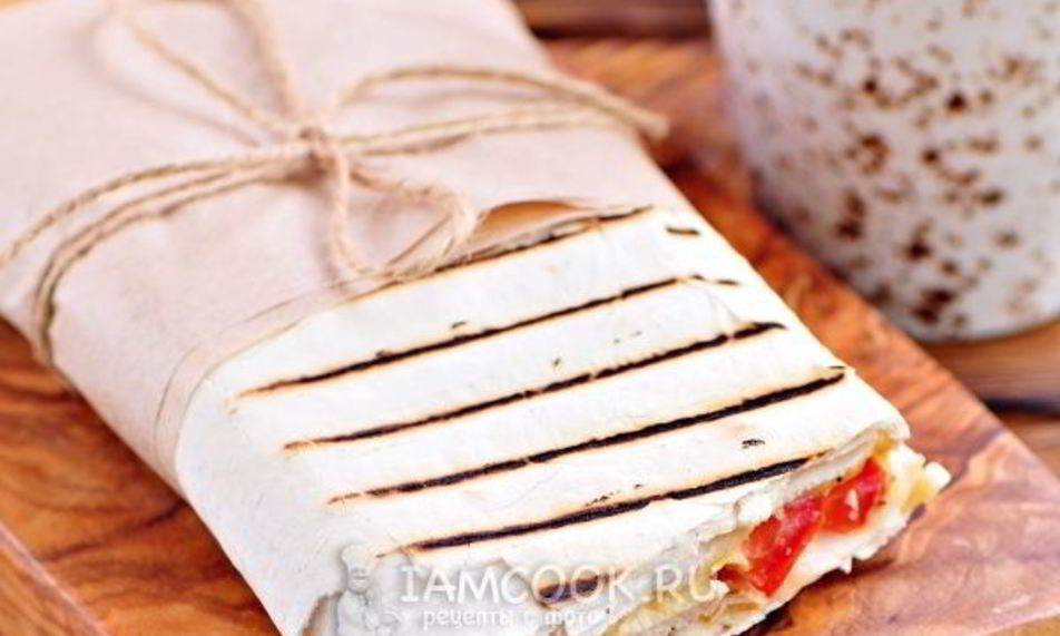 Рецепт шаурмы с сыром