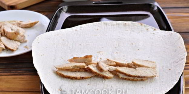 шаурма с сыром