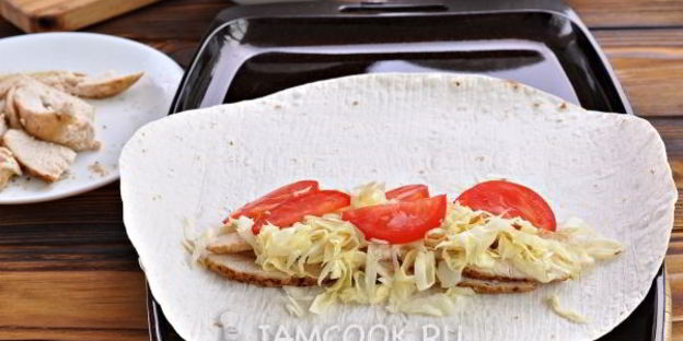 шаурма с сыром