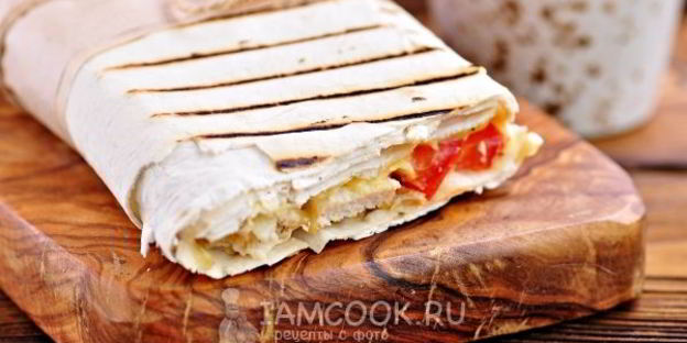 шаурма с сыром