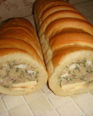 Шаурма в батоне