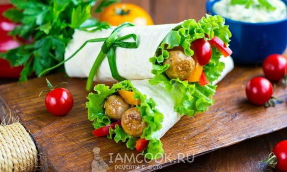 Рецепт шаурмы вегетарианской