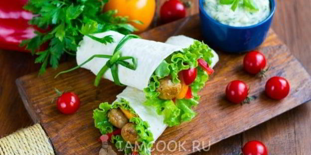 шаурма вегетарианская