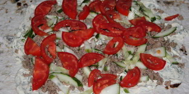 шаверма с фаршем