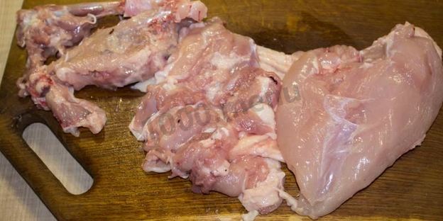 шаверма в лаваше с курицей